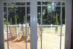 Deck to waterfall
